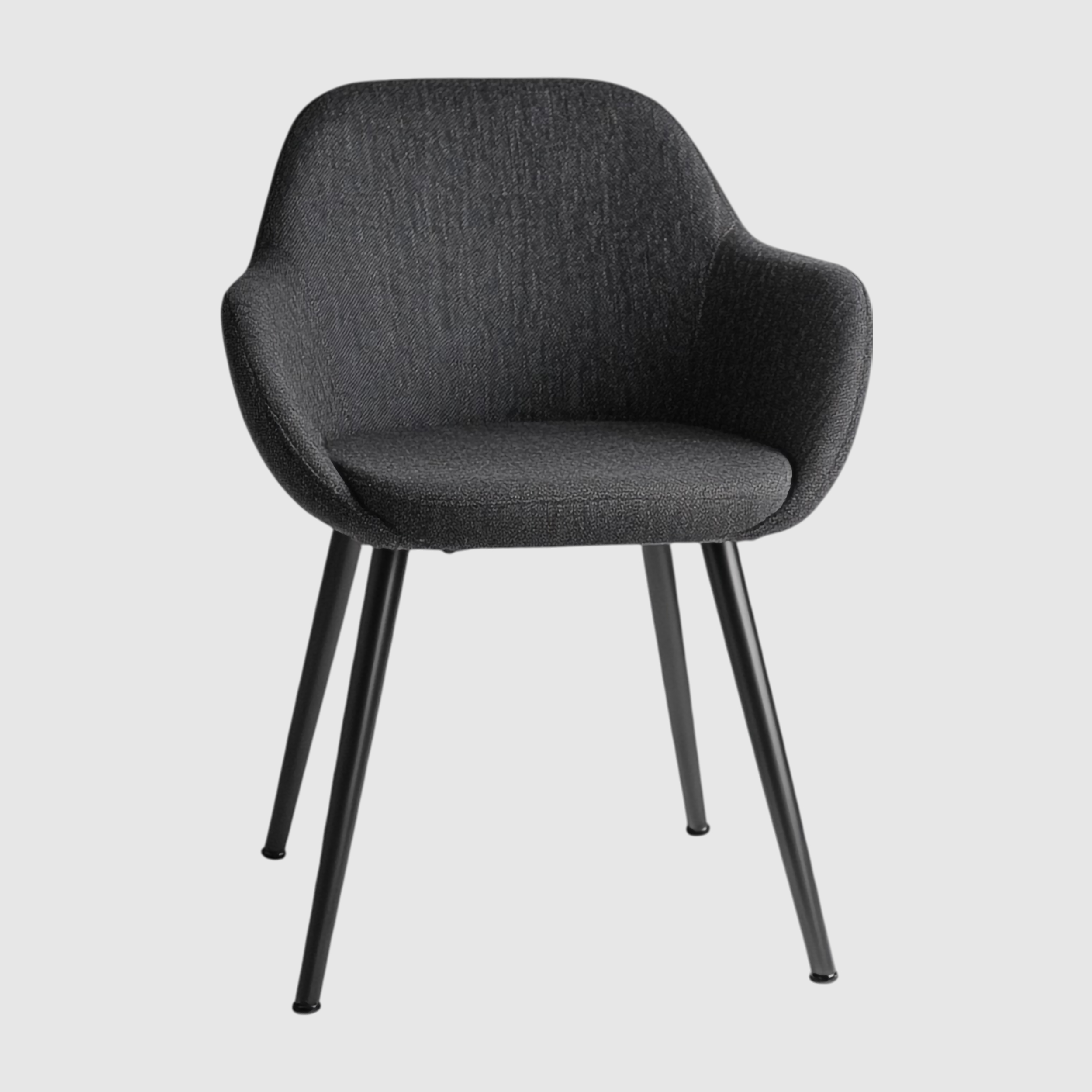 Cadeira Contemporânea Berlin – Tecido Grafite