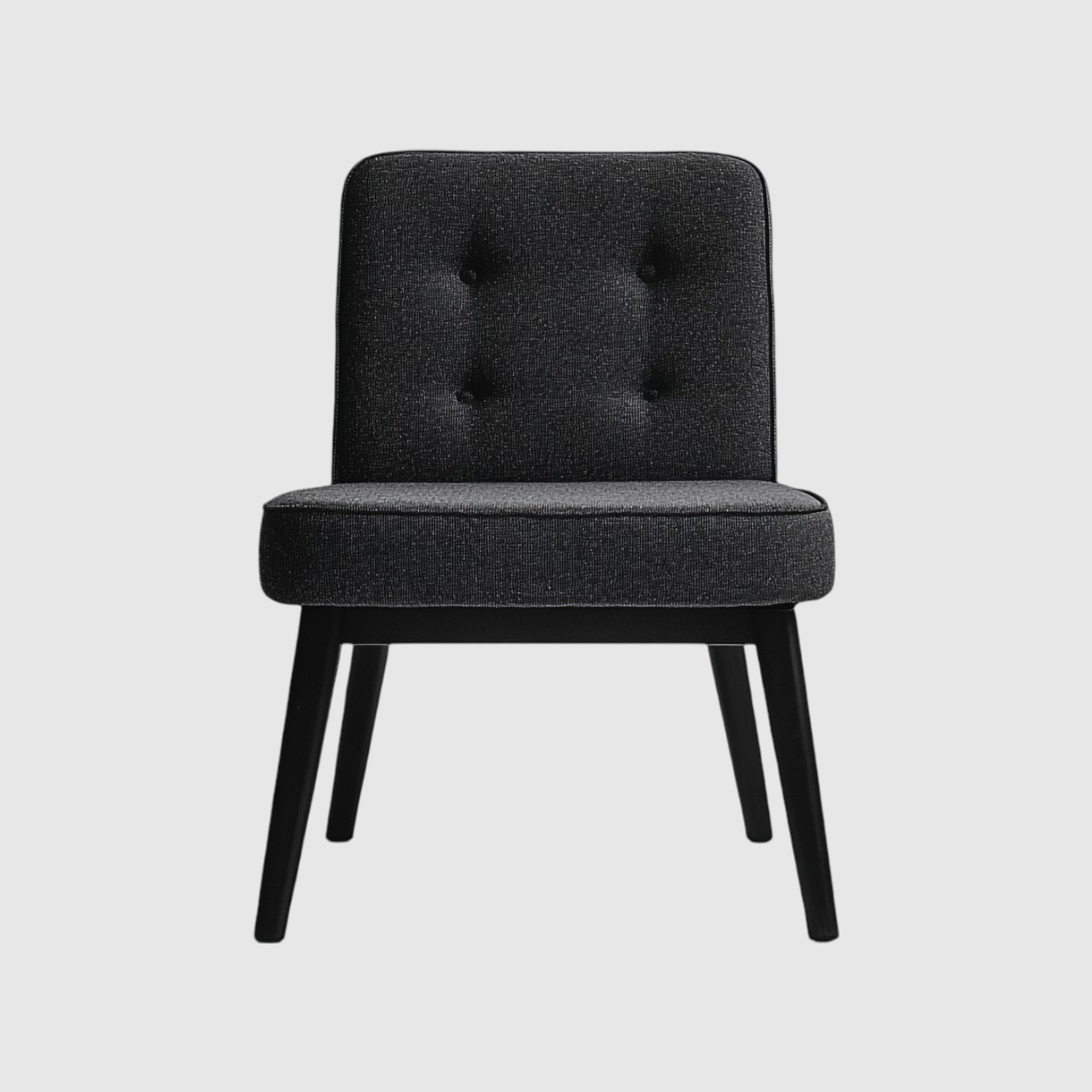 Cadeira Estofada Vienna – Botonê Grafite